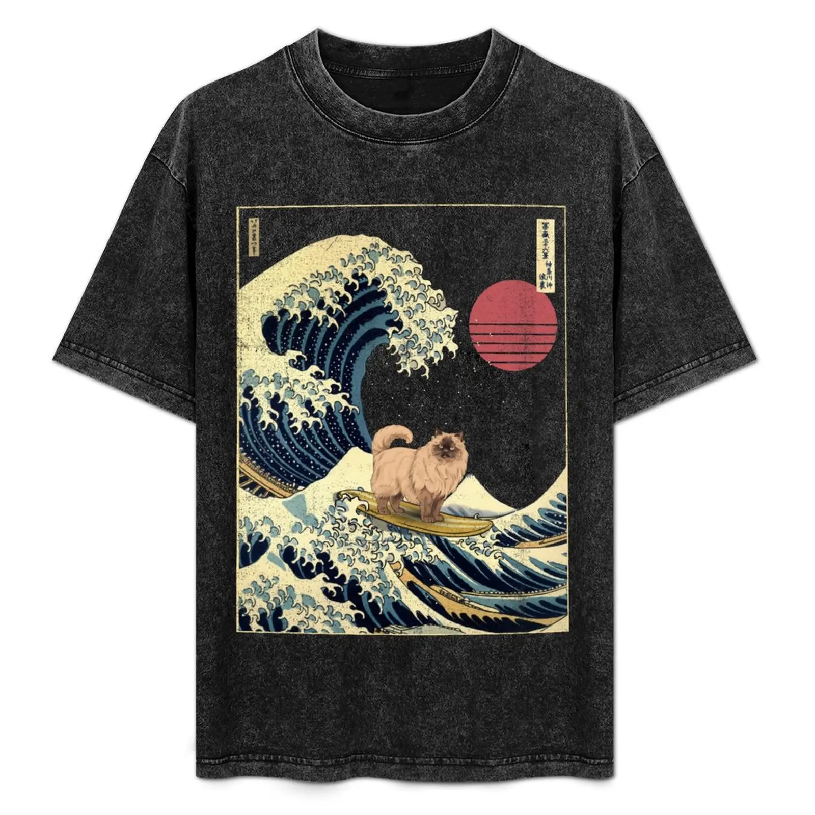 Himalayan Cat Kanagawa Japanese Surfing Wave T-Shirt Relaxed Fit Casual Short Sleeve Top
Himalayan Cat Kanagawa Japanese Surfing Wave T-Shirt Relaxed Fit Casual Short Sleeve Top
