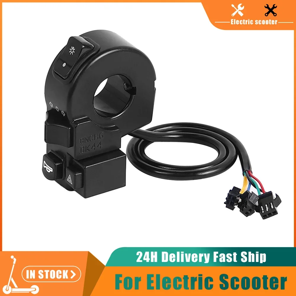 E-bike 4-in-1 Handlebar Switch Horn Turn Signal Lights Switches For Electric Scooter ATV Motorcycle Light Switch Accessories
E-bike 4-in-1 Handlebar Switch Horn Turn Signal Lights Switches For Electric Scooter ATV Motorcycle Light Switch Accessories
