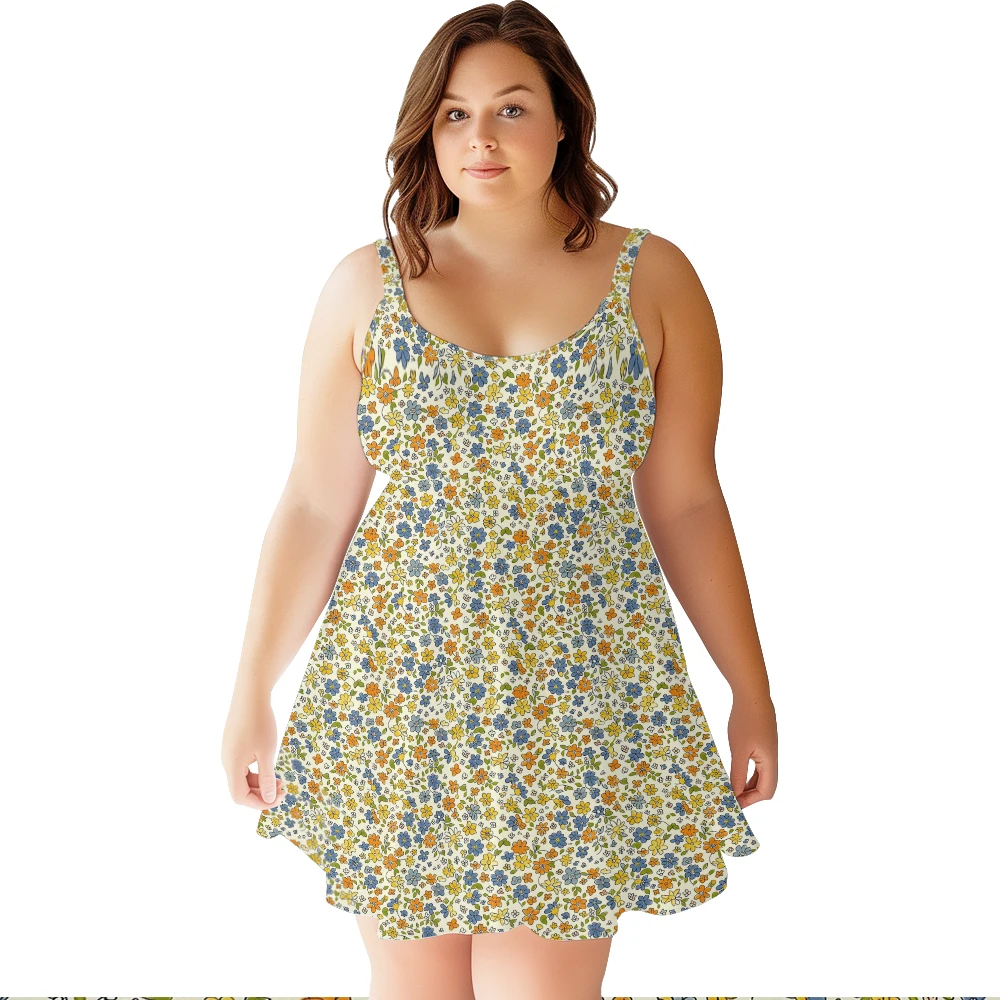 Summer Dress Retro Flower Mini Dress Short Dresses Sleeveless Luxury Beach Vestido Girl Party Evening Dresses Elegant Robe
Summer Dress Retro Flower Mini Dress Short Dresses Sleeveless Luxury Beach Vestido Girl Party Evening Dresses Elegant Robe