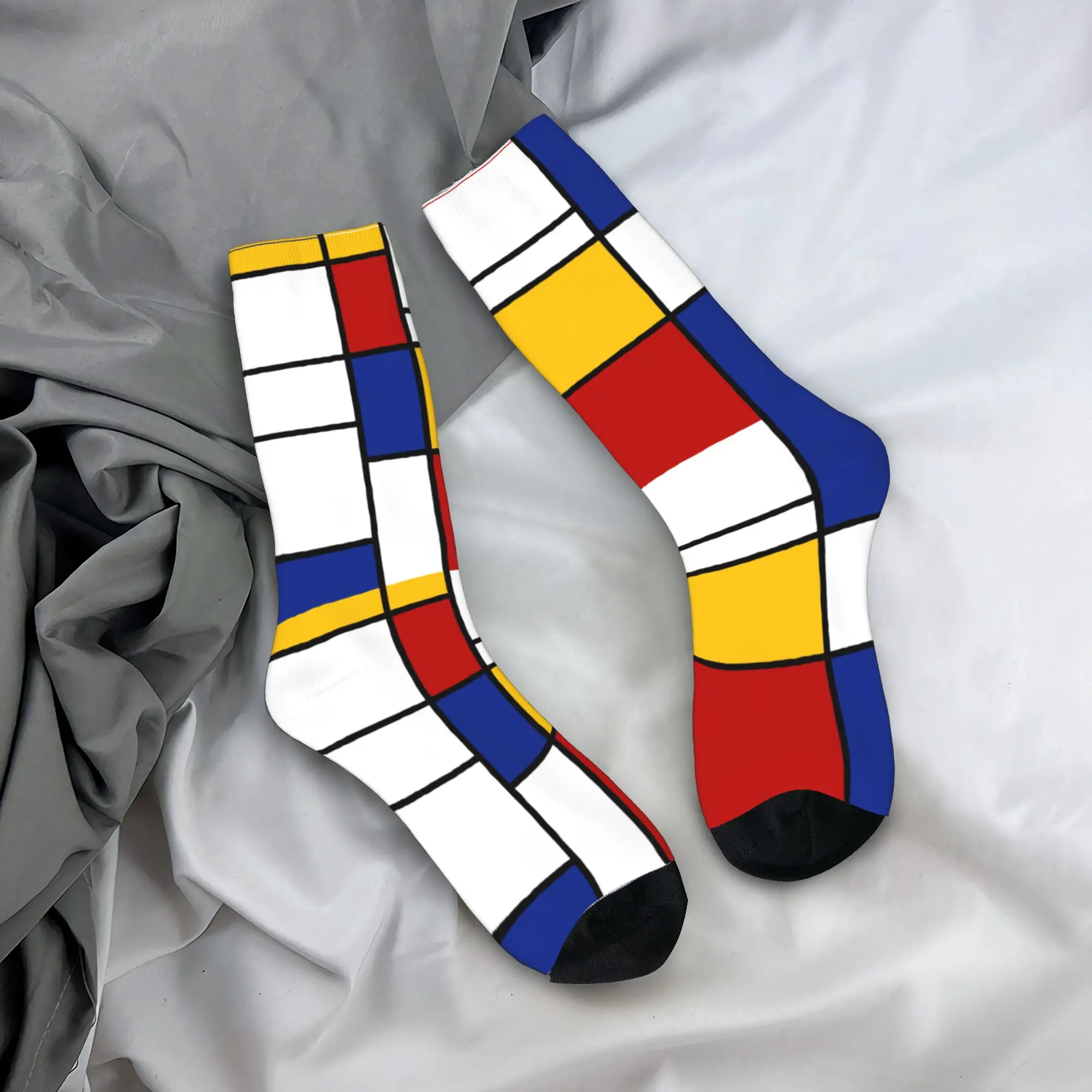 Custom Mondrian Inspired Dress Socks Men's Women's Warm Fashion Geometric Modern Crew Socks
Custom Mondrian Inspired Dress Socks Men's Women's Warm Fashion Geometric Modern Crew Socks