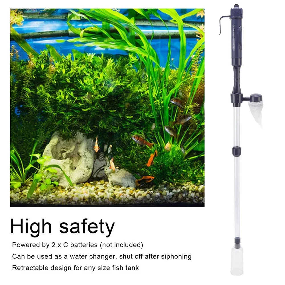 New Electric Aquarium Fish Tank Vacuum Gravel Cleaner Siphon Vacuum Siphon Aquarium Filter Fish Poop Cleaning Tool
New Electric Aquarium Fish Tank Vacuum Gravel Cleaner Siphon Vacuum Siphon Aquarium Filter Fish Poop Cleaning Tool