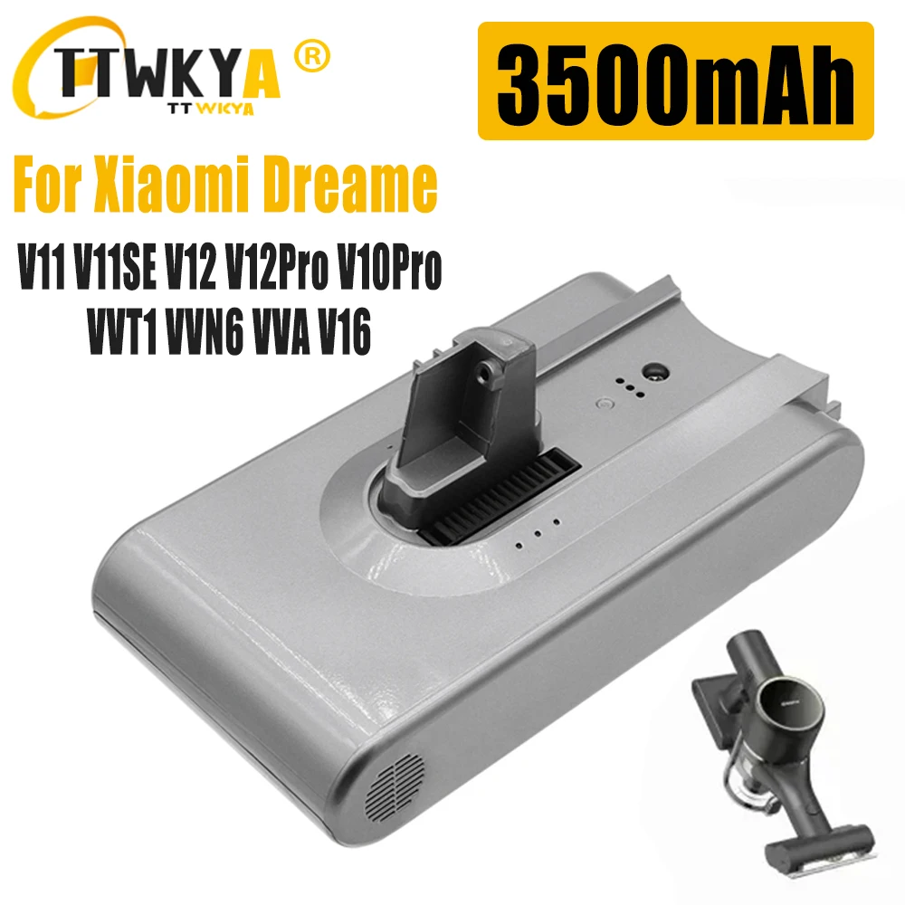 Replacement Handheld Cordless Vacuum Cleaner Battery For Xiaomi Dreame V11 V11SE V12 V12Pro V10Pro VVT1 Vacuum Cleaner Battery
Replacement Handheld Cordless Vacuum Cleaner Battery For Xiaomi Dreame V11 V11SE V12 V12Pro V10Pro VVT1 Vacuum Cleaner Battery