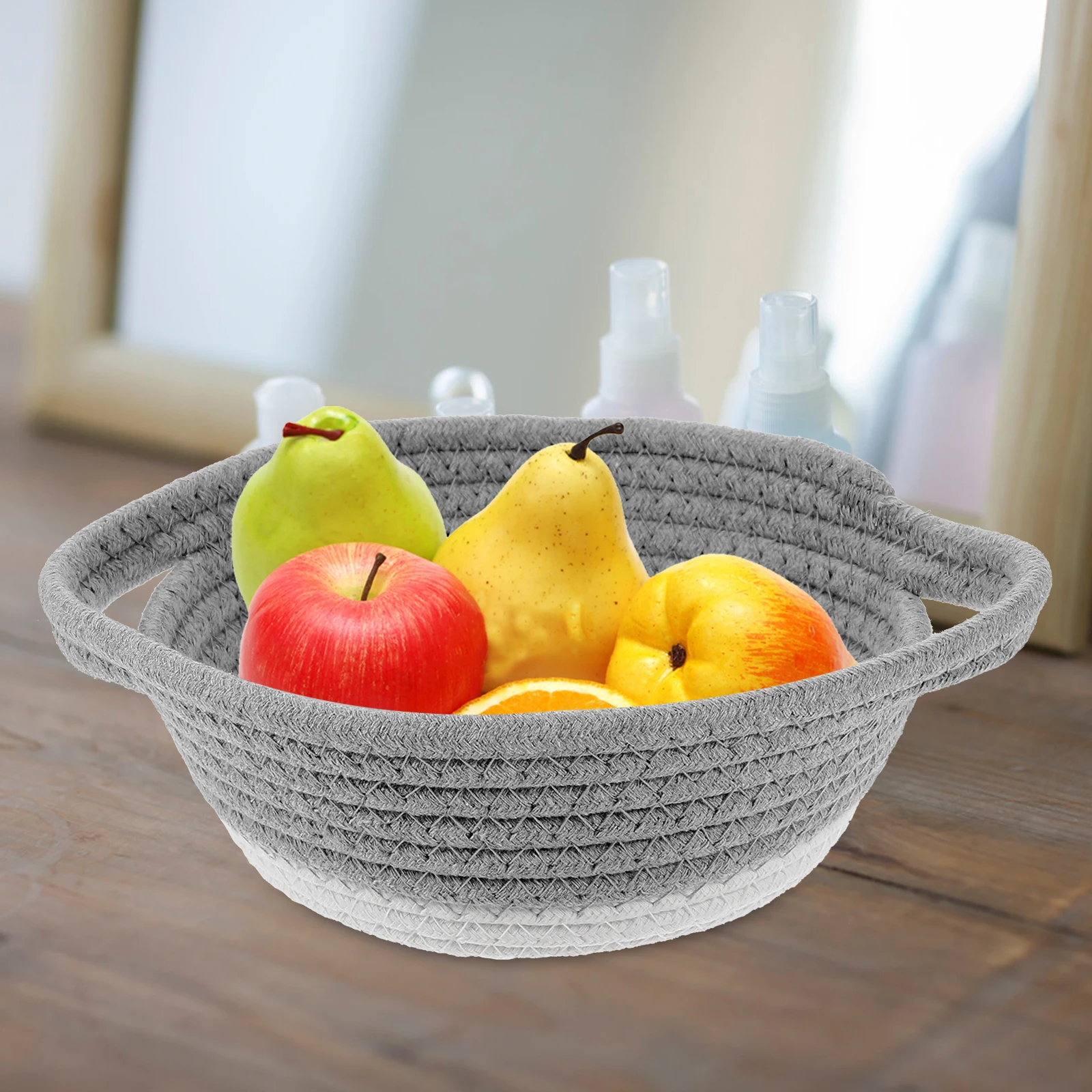 Woven Hanging Bins Cotton Rope Wall-Mounted Basket Wall-mounted Home Decor Grey Hanging Decor White Plant Holder
Woven Hanging Bins Cotton Rope Wall-Mounted Basket Wall-mounted Home Decor Grey Hanging Decor White Plant Holder