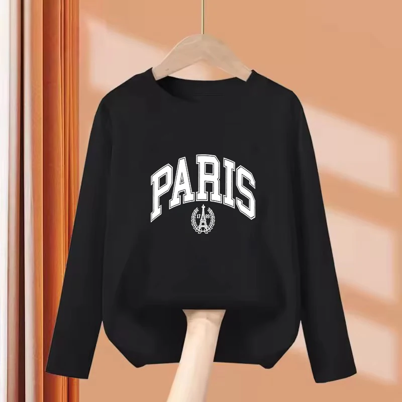 Casual Long Sleeve Fashion Paris Funny T Shirts Gothic Kids Children's T-shirt Boys Girls Graphic Top Tee Shirt
Casual Long Sleeve Fashion Paris Funny T Shirts Gothic Kids Children's T-shirt Boys Girls Graphic Top Tee Shirt