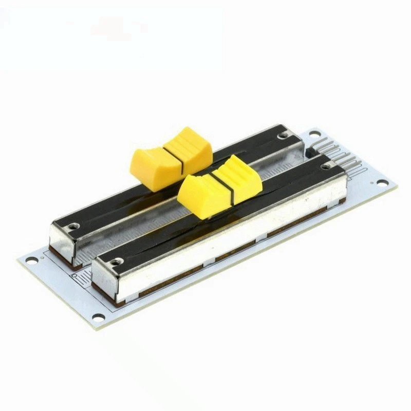 Double row sliding potentiometer analog sensor, electronic building block module, double linear potentiometer
Double row sliding potentiometer analog sensor, electronic building block module, double linear potentiometer