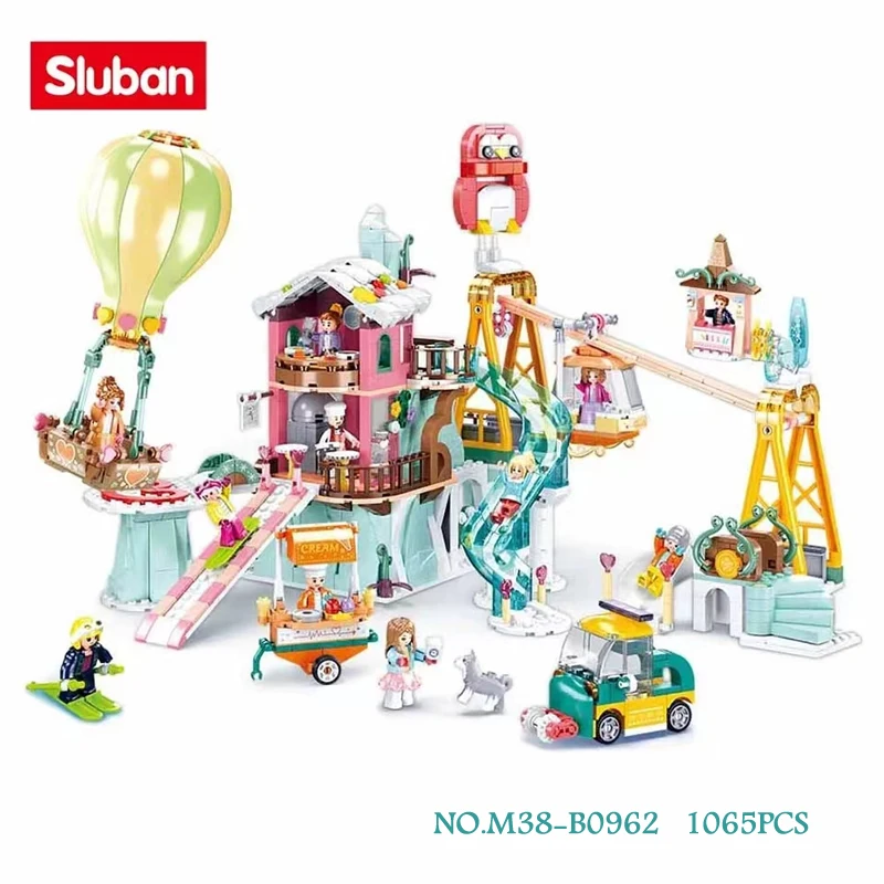 1065PCS Friends City Snow Trip Series House Building Blocks Dream Amusement Ski Resort Bricks Assembly Children Girls Gifts
1065PCS Friends City Snow Trip Series House Building Blocks Dream Amusement Ski Resort Bricks Assembly Children Girls Gifts