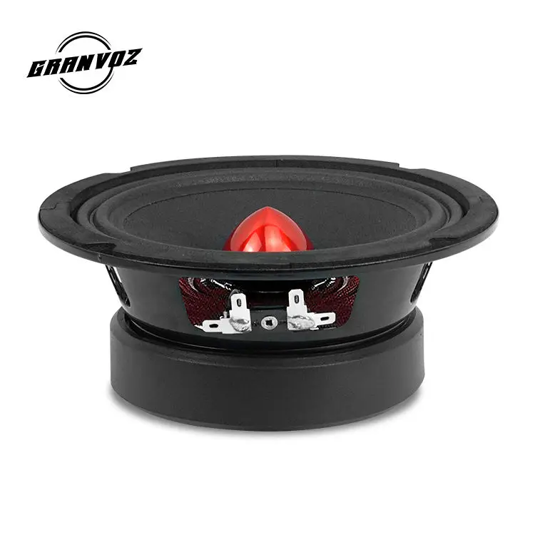 GRANVOZ China 4ohm 140Watts Aluminum Red Bullet 1.5" Voice Coil Speaker Car Audio Speakers 6.5 Inch Midrange Speaker
GRANVOZ China 4ohm 140Watts Aluminum Red Bullet 1.5" Voice Coil Speaker Car Audio Speakers 6.5 Inch Midrange Speaker