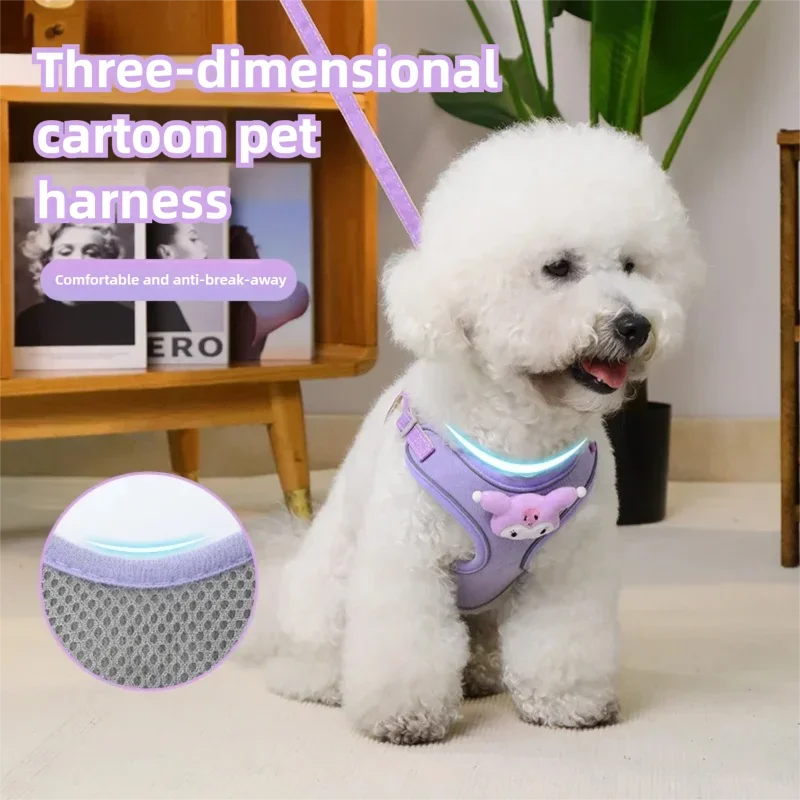 Dog Leash Cartoon Style Vest Harness Small Dog Anti Pull Reflective Outdoor Walking Gear Lightweight Breathable Pet Products
Dog Leash Cartoon Style Vest Harness Small Dog Anti Pull Reflective Outdoor Walking Gear Lightweight Breathable Pet Products