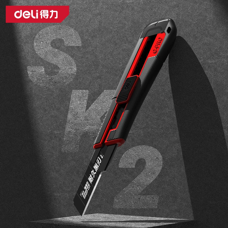 DELI Универсальный нож для резки коробок, выдвижной, компактный нож для коробок для картонов, картонов и коробок, с 10 шт. шириной 18 мм
DELI Универсальный нож для резки коробок, выдвижной, компактный нож для коробок для картонов, картонов и коробок, с 10 шт. шириной 18 мм