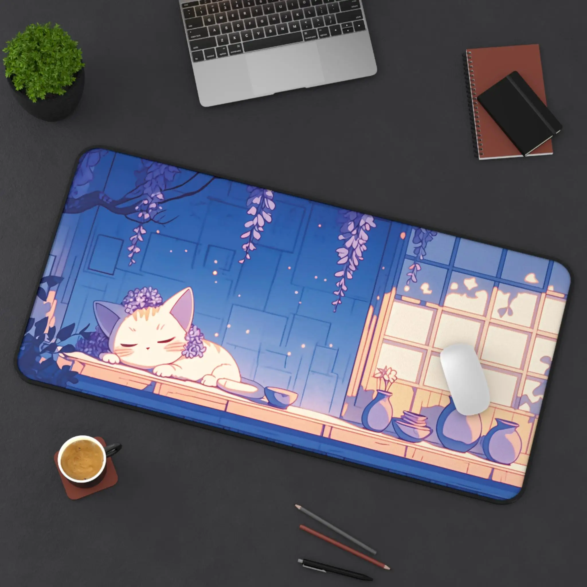 Kawaii Cat Desk Mat, XXL Mousepad, Cute Purple Deskmat for Gamer and Desk Décor, Kawaii Desk Mats, Cute Anime Mouse Pads
Kawaii Cat Desk Mat, XXL Mousepad, Cute Purple Deskmat for Gamer and Desk Décor, Kawaii Desk Mats, Cute Anime Mouse Pads