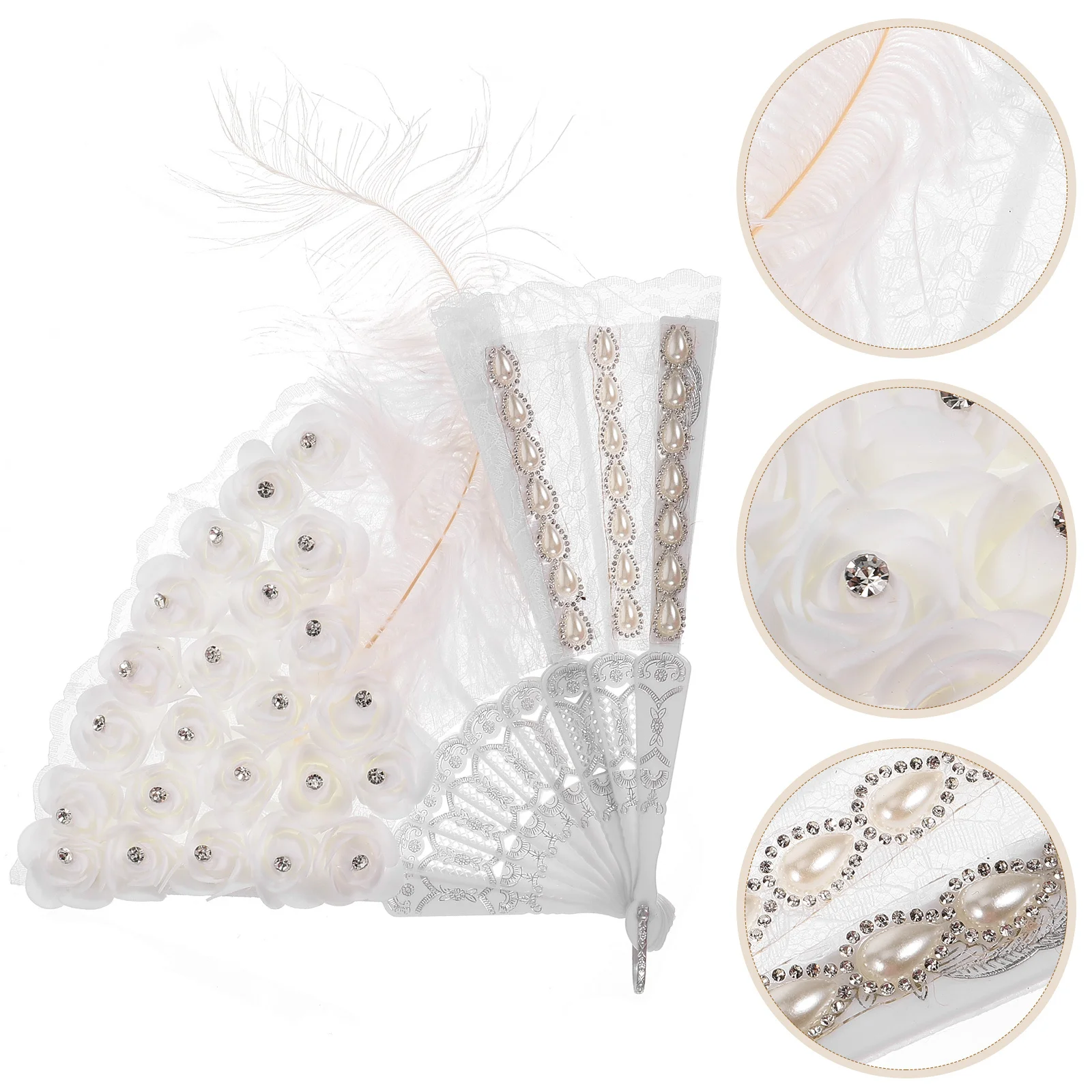 Wedding Bride Fan Lightweight Lace Fabric Foldable Fan for Wedding Guests Photo Prop and Souvenirs Fans for Weddings
Wedding Bride Fan Lightweight Lace Fabric Foldable Fan for Wedding Guests Photo Prop and Souvenirs Fans for Weddings
