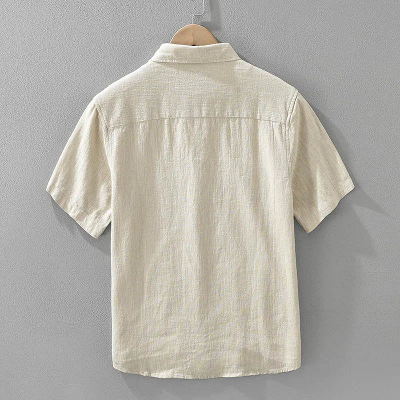 Summer Short Sleeve Linen Cotton Shirts for Men Fashion Japanese Style Casual Loose Top Pockets Men's Shirts Camisas -867
Summer Short Sleeve Linen Cotton Shirts for Men Fashion Japanese Style Casual Loose Top Pockets Men's Shirts Camisas -867