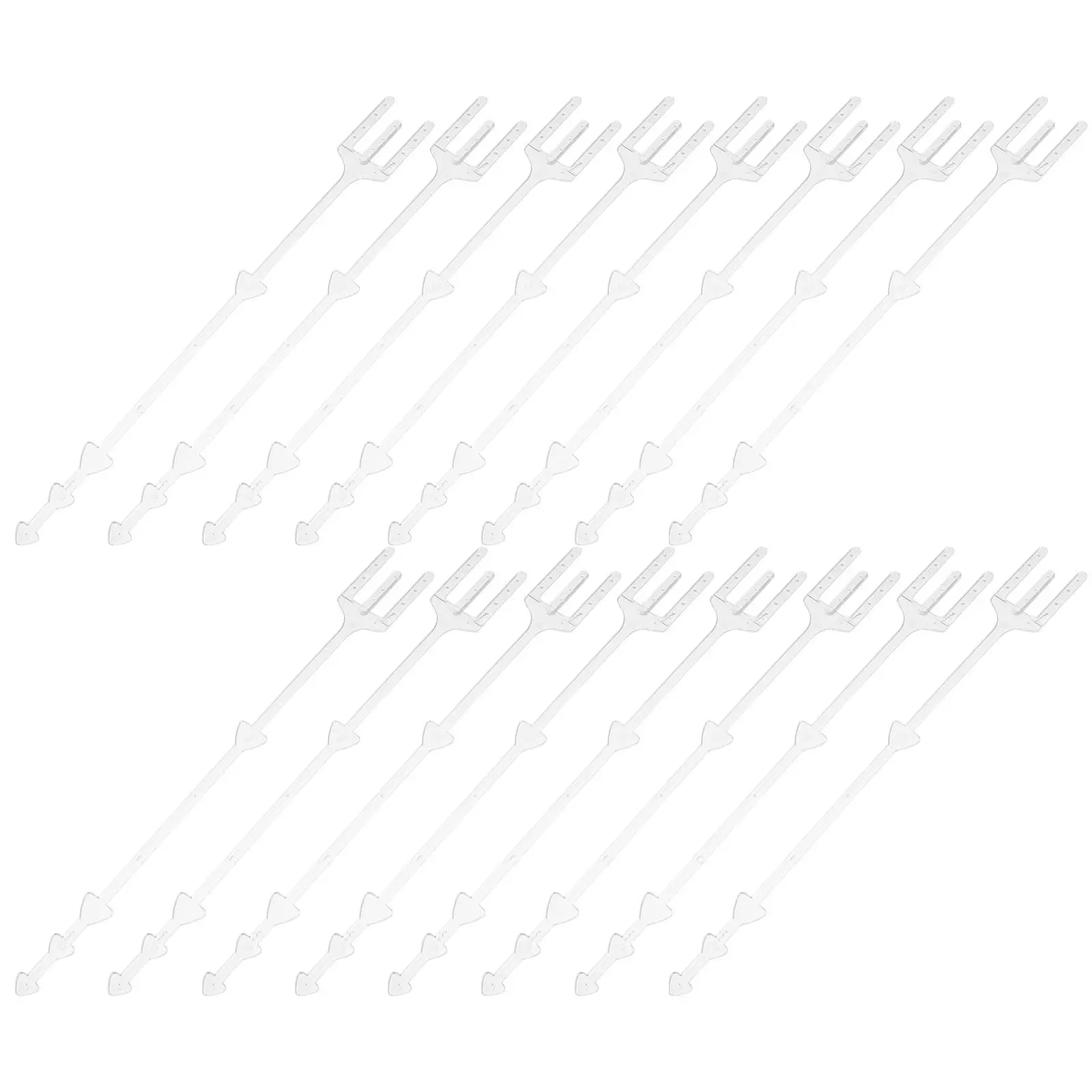 100Pcs Floral Pick Card Holders Plastic Transparent Forked Ends for Flower Arrangements Bouquet Decoration Wedding Party Event
100Pcs Floral Pick Card Holders Plastic Transparent Forked Ends for Flower Arrangements Bouquet Decoration Wedding Party Event