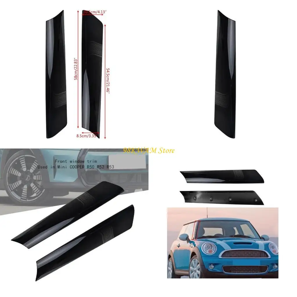 Windshield A Pillar Post Trim Molding Front Left Right 51137128157 for R52 R53 2001-2008 68UF
Windshield A Pillar Post Trim Molding Front Left Right 51137128157 for R52 R53 2001-2008 68UF