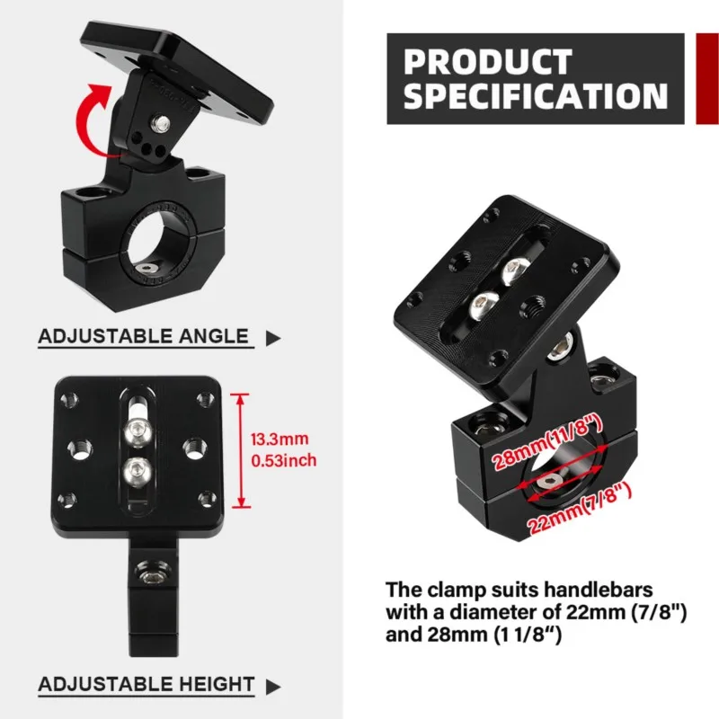 For YAMAHA MT01 MT10 FZ10 MT03 MT09 FZ09 MT15 MT25 MT125 2006-2022 2023 2024 22mm 28mm Handlebar GPS Mount Navigation Bracket
For YAMAHA MT01 MT10 FZ10 MT03 MT09 FZ09 MT15 MT25 MT125 2006-2022 2023 2024 22mm 28mm Handlebar GPS Mount Navigation Bracket