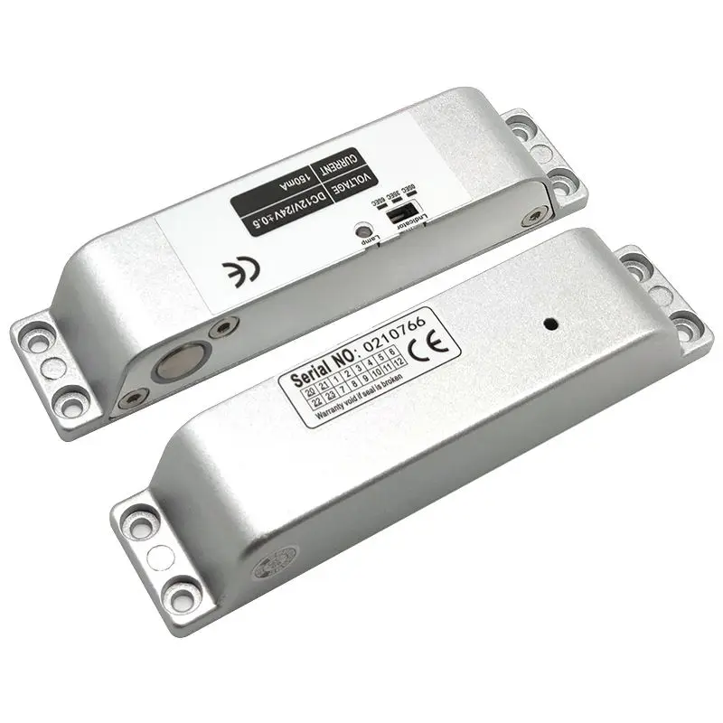 Security Door Lock Electronic Access Control System 12V NC Fail Safe fail Secure Electric Solenoid Drop Bolt Lock