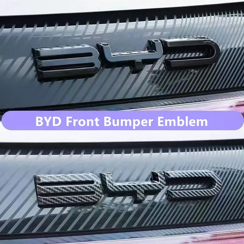 For BYD SEAl EV ATTO 4 2022 2023 2024 Accessories Car Front Bumper Emblem Badge Decal Black Carbon Logo Refit Sticker
For BYD SEAl EV ATTO 4 2022 2023 2024 Accessories Car Front Bumper Emblem Badge Decal Black Carbon Logo Refit Sticker