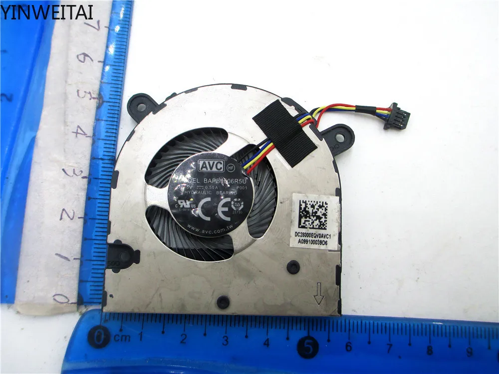 5F10S13901 Cooling Fan ND65C19 DC05V 0.50A 19E12 4PIN DC28000EQD0 for Lenovo IdeaPad S540-13 81XC xiaoxin PRO13 fan 2020
5F10S13901 Cooling Fan ND65C19 DC05V 0.50A 19E12 4PIN DC28000EQD0 for Lenovo IdeaPad S540-13 81XC xiaoxin PRO13 fan 2020
