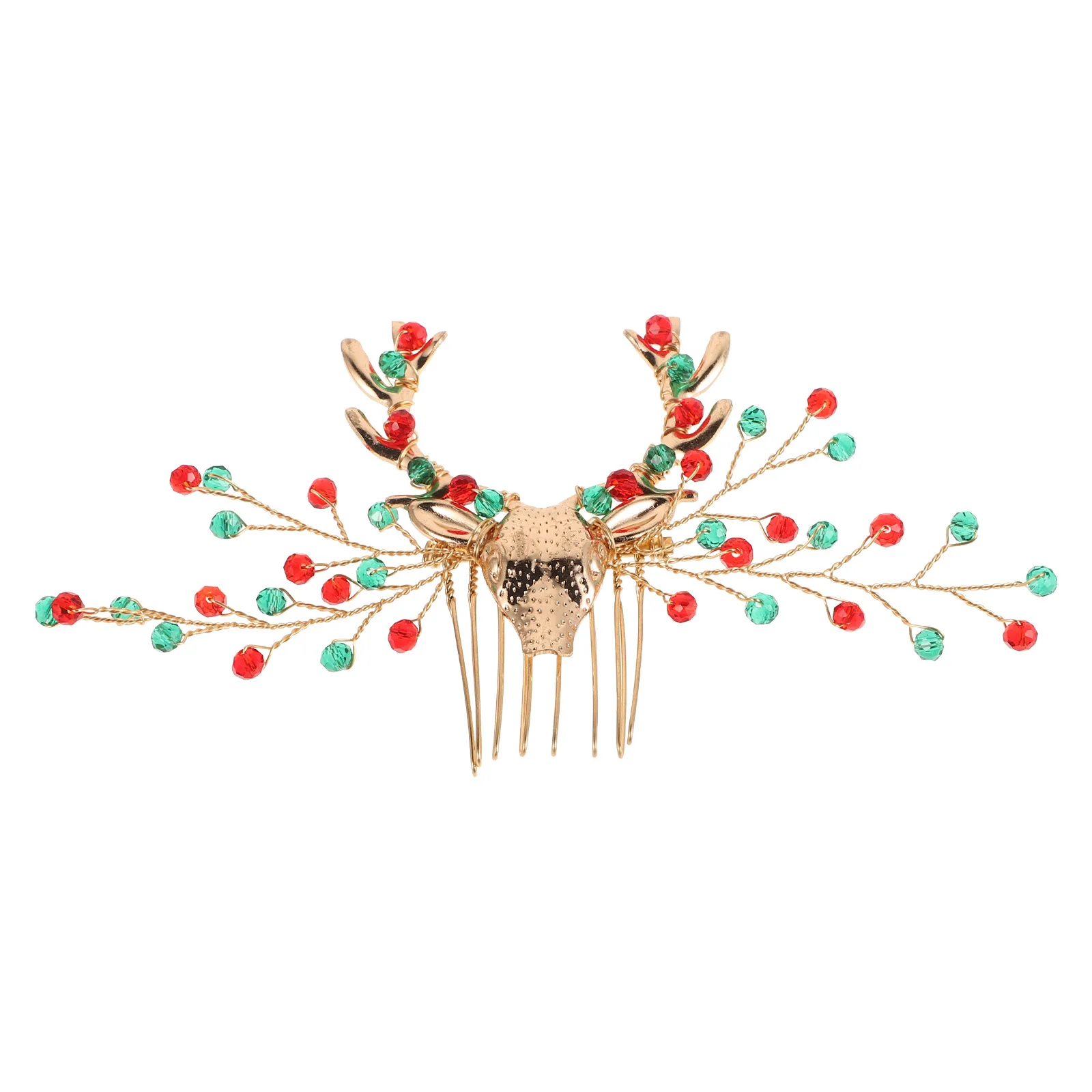 Delicate Women Hair Accessory Christmas Party Favor Chic Decor Female Insert Themed Decorative Comb 
Delicate Women Hair Accessory Christmas Party Favor Chic Decor Female Insert Themed Decorative Comb