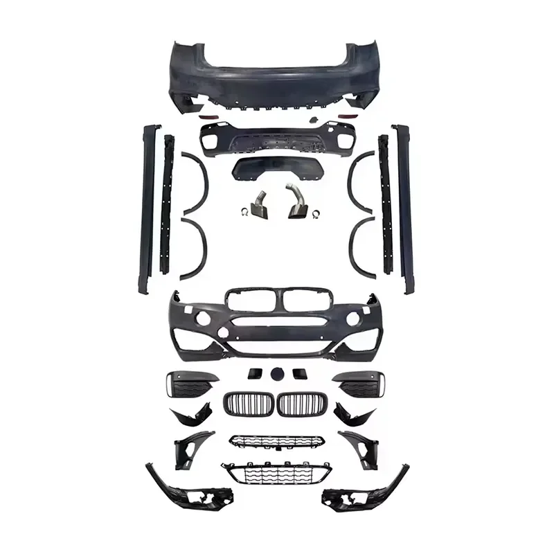 Factory Wholesale Auto Parts M-Tech Bodykit M Sport Body Kit Front Bumper Rear Bumper for X6 F16 2015-2019
Factory Wholesale Auto Parts M-Tech Bodykit M Sport Body Kit Front Bumper Rear Bumper for X6 F16 2015-2019