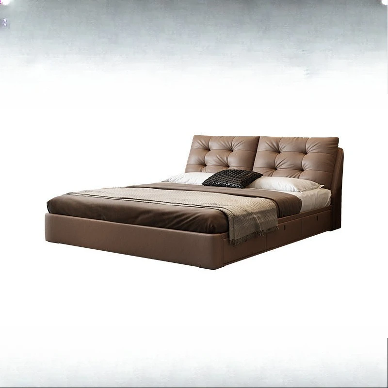 Bedroom light luxury modern soft bag wedding bed new high box storage double bed
Bedroom light luxury modern soft bag wedding bed new high box storage double bed