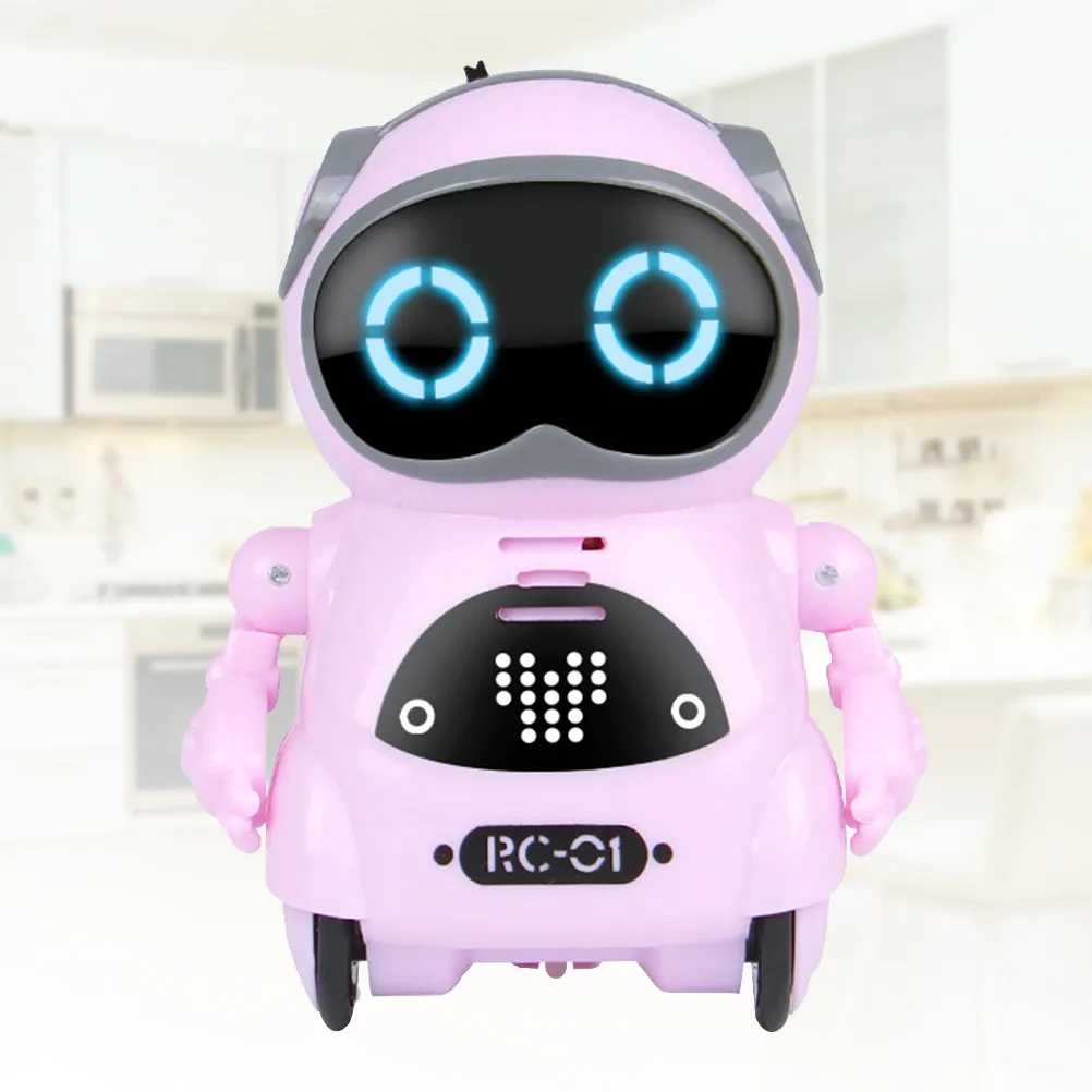 Mini Intelligent Rc Robot Pink Recognition Sound Control Walking Dancing Singing LED Light for Kids Interactive Fun
Mini Intelligent Rc Robot Pink Recognition Sound Control Walking Dancing Singing LED Light for Kids Interactive Fun