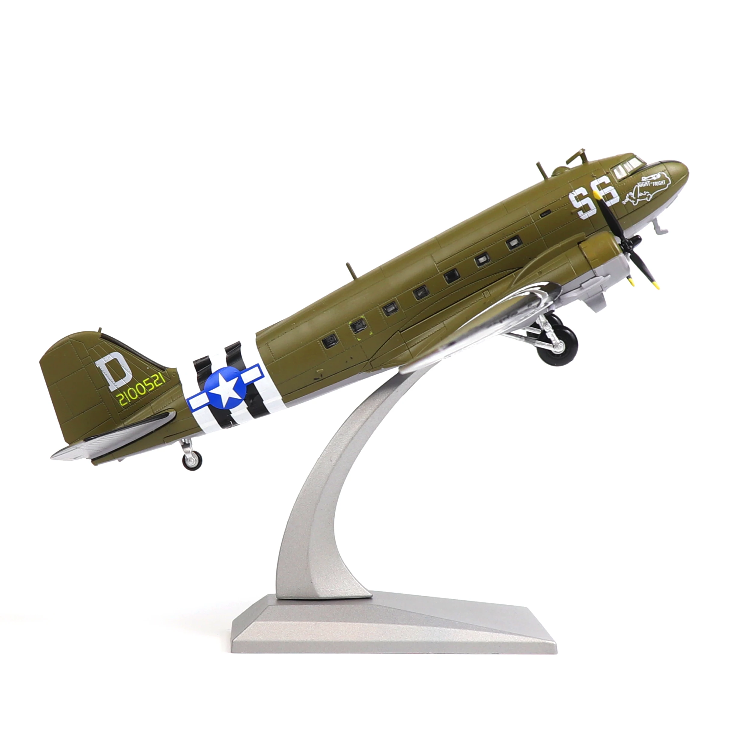 NUOTIE 1/100 Douglas C-47 Skytrain US Classic Transport (Night Fright) Diecast Model for Adult Collection
NUOTIE 1/100 Douglas C-47 Skytrain US Classic Transport (Night Fright) Diecast Model for Adult Collection