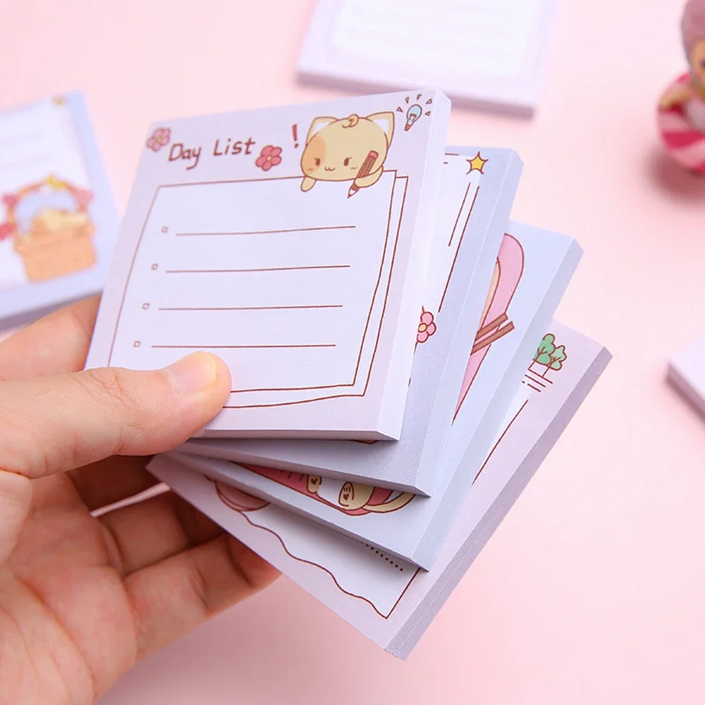 80sheets Posted It Memo Sticky Cartoon Cat Pattern Notes Posits Student Stationery Stickers Notebook Planner Message Sticker
80sheets Posted It Memo Sticky Cartoon Cat Pattern Notes Posits Student Stationery Stickers Notebook Planner Message Sticker