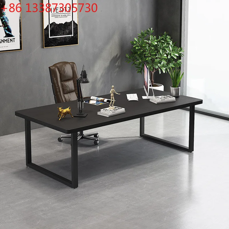 Modern Simple Desktop Computer Desk Company Small Negotiation Home Solid Wood Desk
Modern Simple Desktop Computer Desk Company Small Negotiation Home Solid Wood Desk