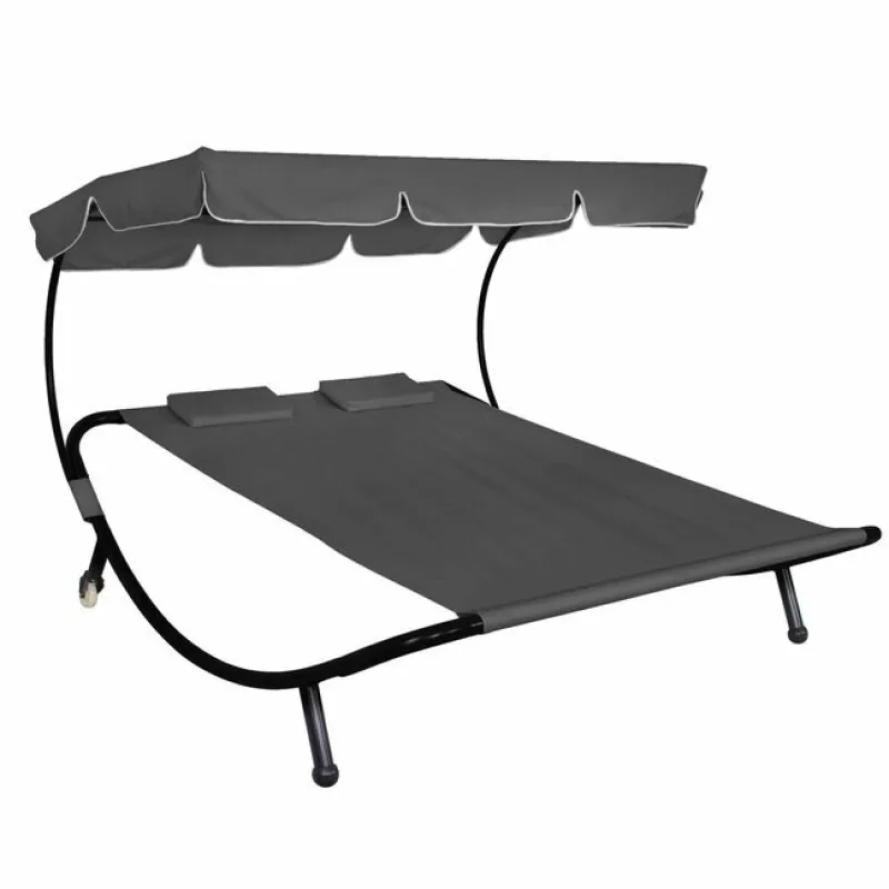 Outdoor garden lawn beach double sunbeds swimming pool folding sun loungers with canopy and wheels
Outdoor garden lawn beach double sunbeds swimming pool folding sun loungers with canopy and wheels