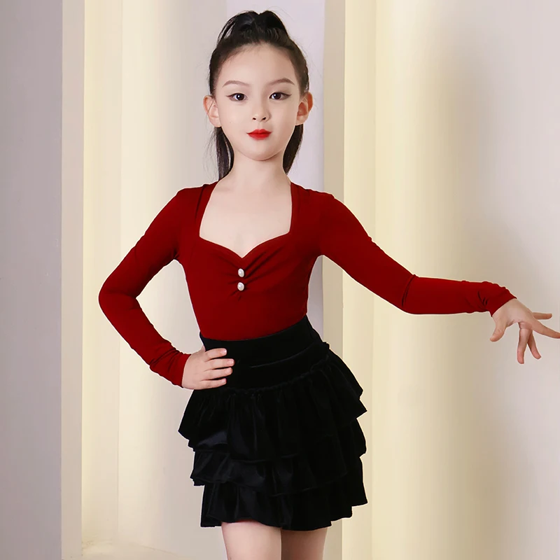 Детское платье для латинских танцев 2025 года, костюмы для выступлений, топ с длинными рукавами, юбка, тренировочная одежда для чача, одежда DQL12104
Детское платье для латинских танцев 2025 года, костюмы для выступлений, топ с длинными рукавами, юбка, тренировочная одежда для чача, одежда DQL12104