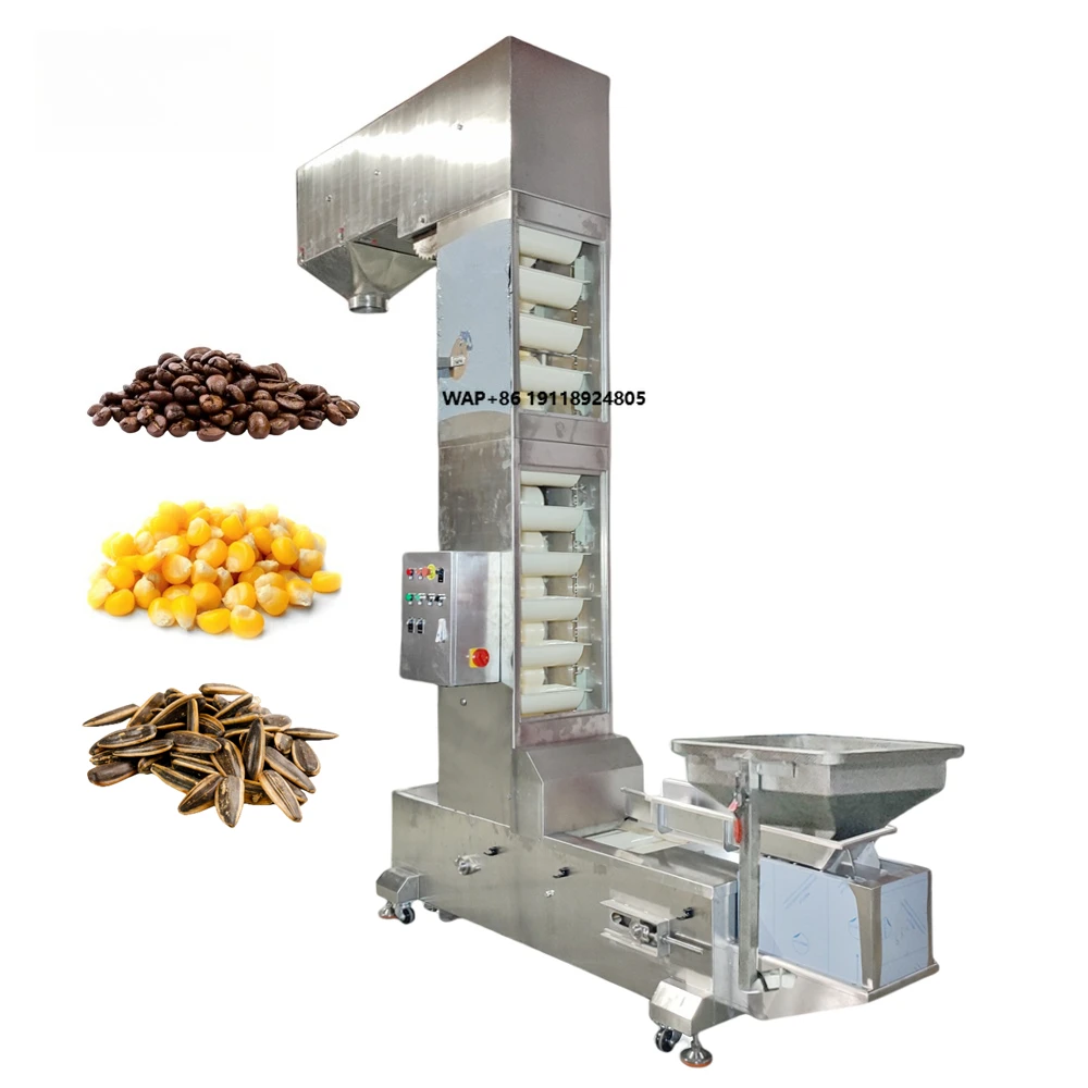 Vertical Conveyor System Bucket Elevator Conveyor for Beans Grains and Snacks
Vertical Conveyor System Bucket Elevator Conveyor for Beans Grains and Snacks