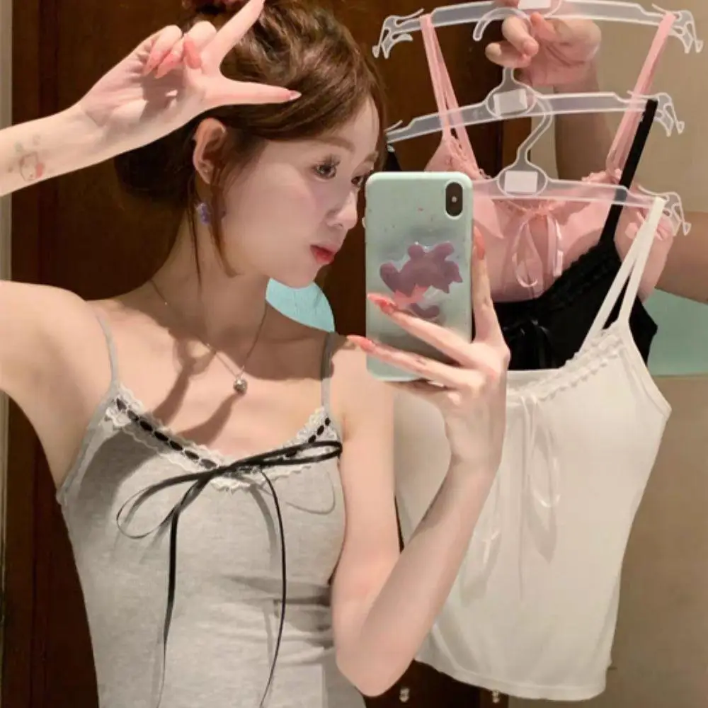 Women T-shirt Basic Solid Camis Summer Casual Sleeveless Spaghetti Strap Top Harajuku All-match Cropped Top Y2K Vintage Clothing
Women T-shirt Basic Solid Camis Summer Casual Sleeveless Spaghetti Strap Top Harajuku All-match Cropped Top Y2K Vintage Clothing