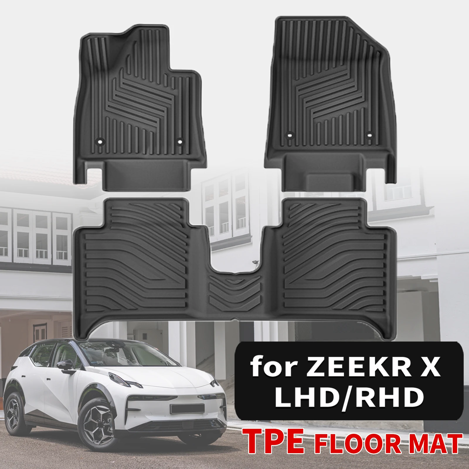 for ZEEKR X 2024 2025 Durable Weatherproof TPE Car Floor Mats & Trunk Pad, Non-Slip Easy Clean
for ZEEKR X 2024 2025 Durable Weatherproof TPE Car Floor Mats & Trunk Pad, Non-Slip Easy Clean