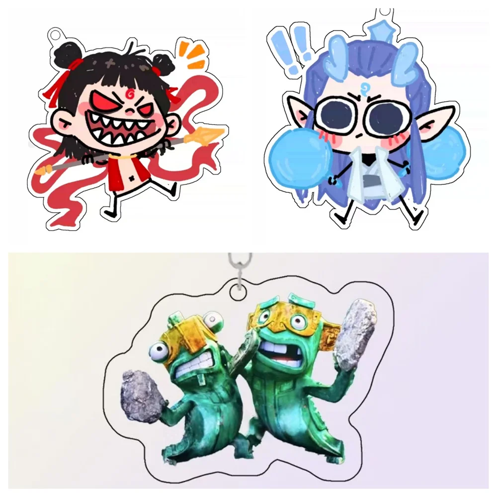 6CM Hot Anime NE ZHA Acrylic Keychain Model Cosplay Charm Characters Ornament Accesorios Goods Collection Gifts
6CM Hot Anime NE ZHA Acrylic Keychain Model Cosplay Charm Characters Ornament Accesorios Goods Collection Gifts