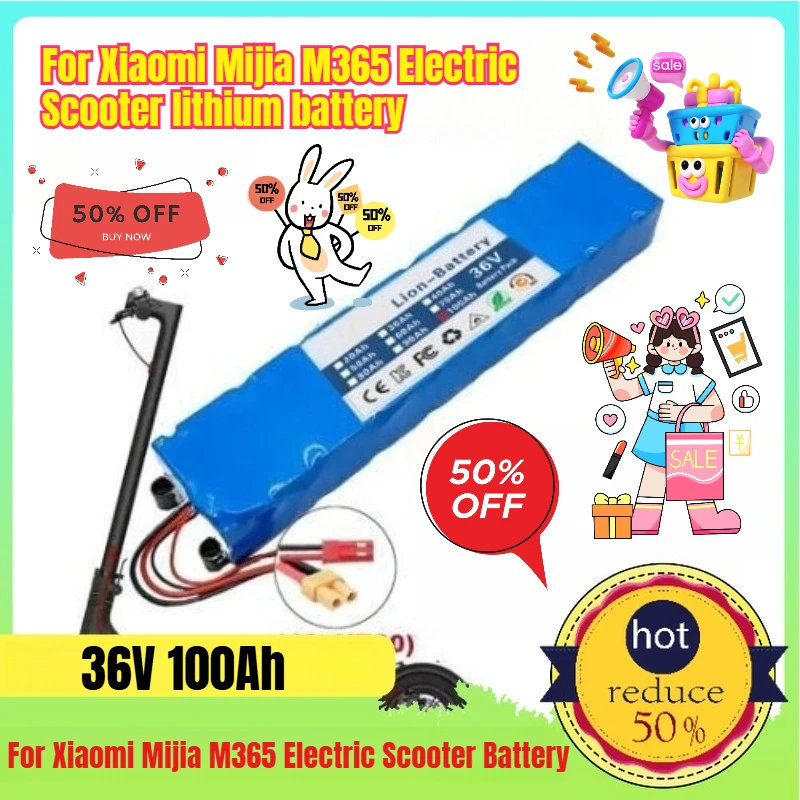 10S3P 36V 100Ah for Xiaomi Mijia M365 Electric Scooter BMS Board Rechargeable Batteries
10S3P 36V 100Ah for Xiaomi Mijia M365 Electric Scooter BMS Board Rechargeable Batteries