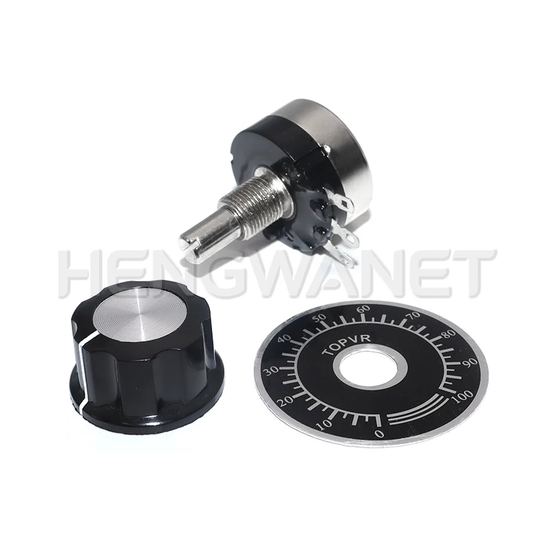 1Set(3PCS) RV24YN20S Carbon Film Potentiometer 1K 2K 5K 10K 20K 50K 100K 1M Ohm Single Rotary Taper With A03 Knob With Dial
1Set(3PCS) RV24YN20S Carbon Film Potentiometer 1K 2K 5K 10K 20K 50K 100K 1M Ohm Single Rotary Taper With A03 Knob With Dial