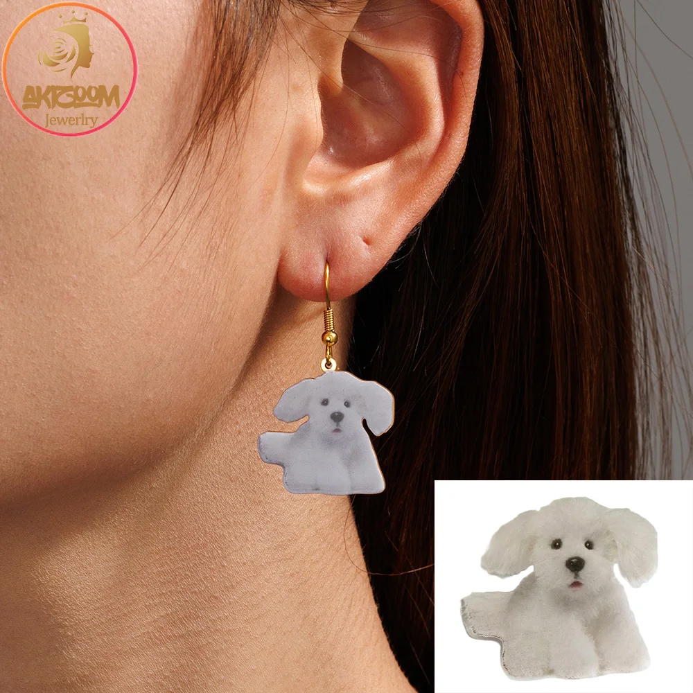 Custom Pet Photo Earrings for Dog Cat Lovers Stainless Steel Unique Personalized Color Picture Pendant Earrings Jewelry Gift
Custom Pet Photo Earrings for Dog Cat Lovers Stainless Steel Unique Personalized Color Picture Pendant Earrings Jewelry Gift