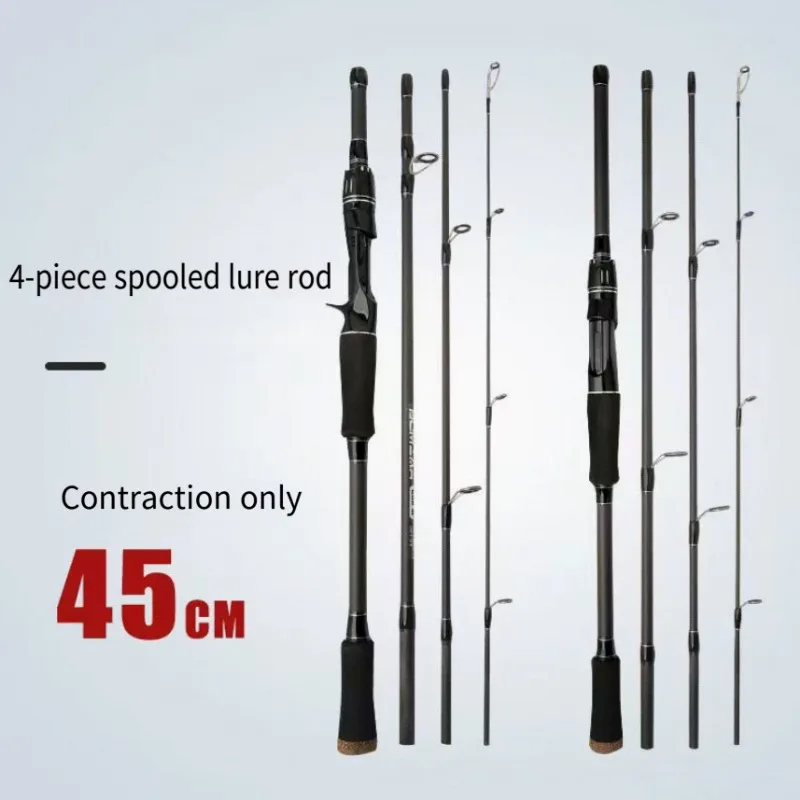 Multi-section CarbonCasting Fishing Rod Portable Travel Lure Rod 1.8m 2.1m For Freshwater Saltwater Bass Pike Fishing
Multi-section CarbonCasting Fishing Rod Portable Travel Lure Rod 1.8m 2.1m For Freshwater Saltwater Bass Pike Fishing