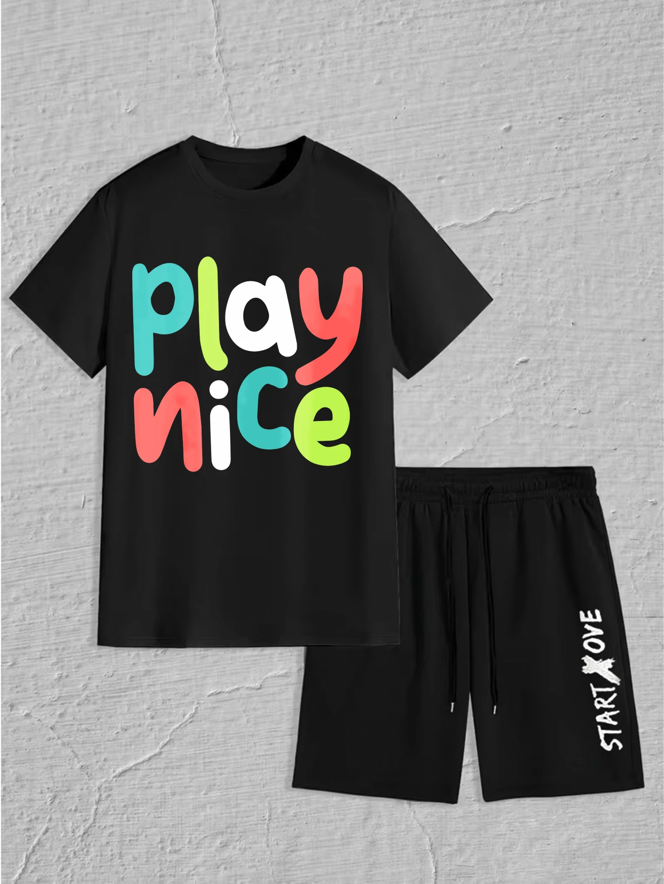 Мужской комплект 2025 летний спортивный мужской комплект с круглым вырезом, комплект мужской футбольной одежды, мужской костюм с графическим принтом
Мужской комплект 2025 летний спортивный мужской комплект с круглым вырезом, комплект мужской футбольной одежды, мужской костюм с графическим принтом