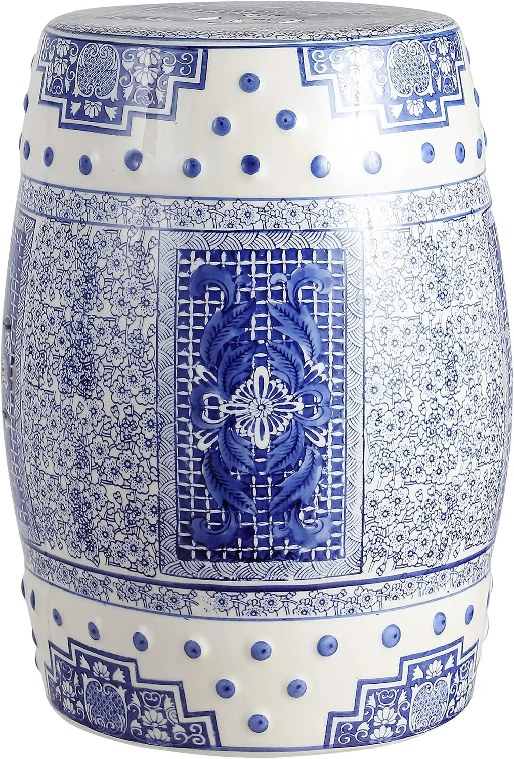 Tbl1003A Acanthus 17.8"" Chinoiserie Ceramic Drum Indoor/Outdoor Garden Stool, Bohemian, Coastal, Classic, Cottage, French
Tbl1003A Acanthus 17.8"" Chinoiserie Ceramic Drum Indoor/Outdoor Garden Stool, Bohemian, Coastal, Classic, Cottage, French