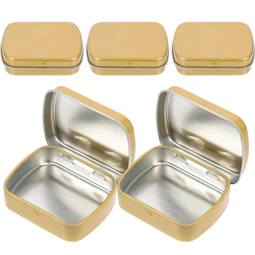 5pcs Candy Tin Storage Boxes 60x45x15mm Golden Iron Containers Small Metal Box Accessories Organizer Empty Sundries Household
5pcs Candy Tin Storage Boxes 60x45x15mm Golden Iron Containers Small Metal Box Accessories Organizer Empty Sundries Household