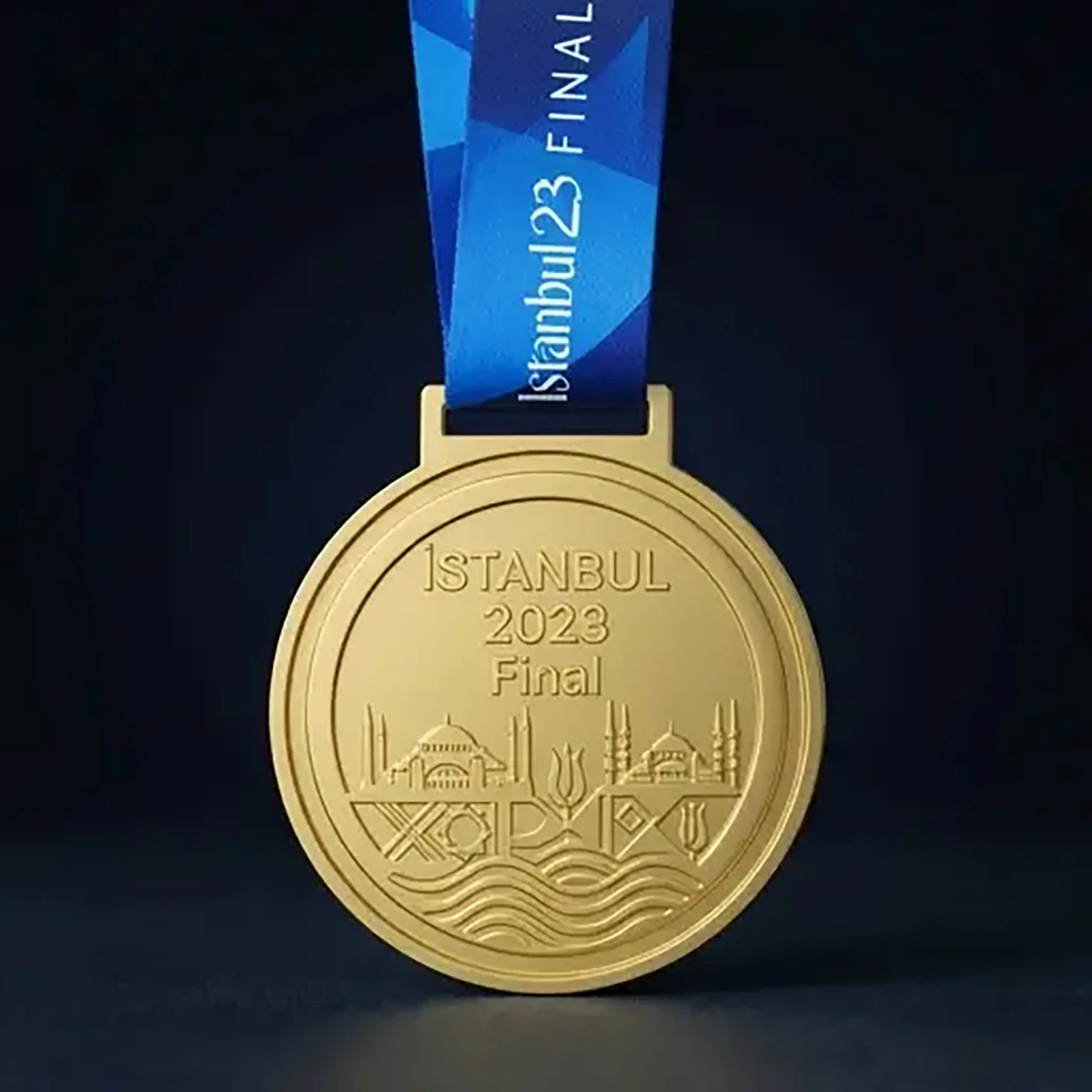 ISTANBUL 2023 Style Football Award Medal with Ribbon for Fans Collection
ISTANBUL 2023 Style Football Award Medal with Ribbon for Fans Collection