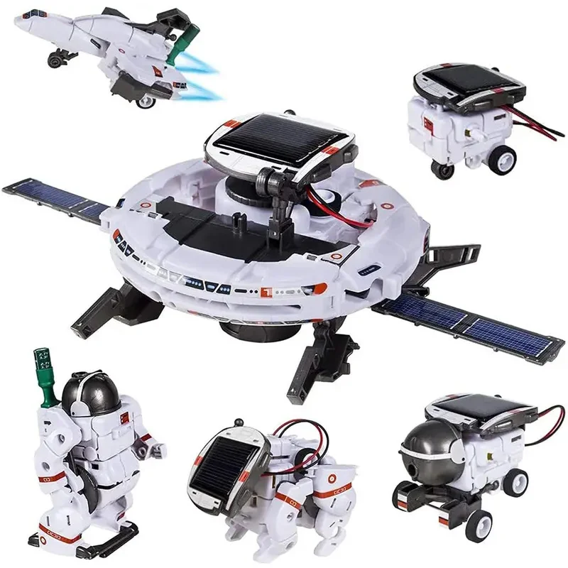 TEMIKIDS DIY 6 in 1 Science Experiment Solar Robot Toy Building Powered Learning Tool Education Technological Gadgets Kit for K
TEMIKIDS DIY 6 in 1 Science Experiment Solar Robot Toy Building Powered Learning Tool Education Technological Gadgets Kit for K