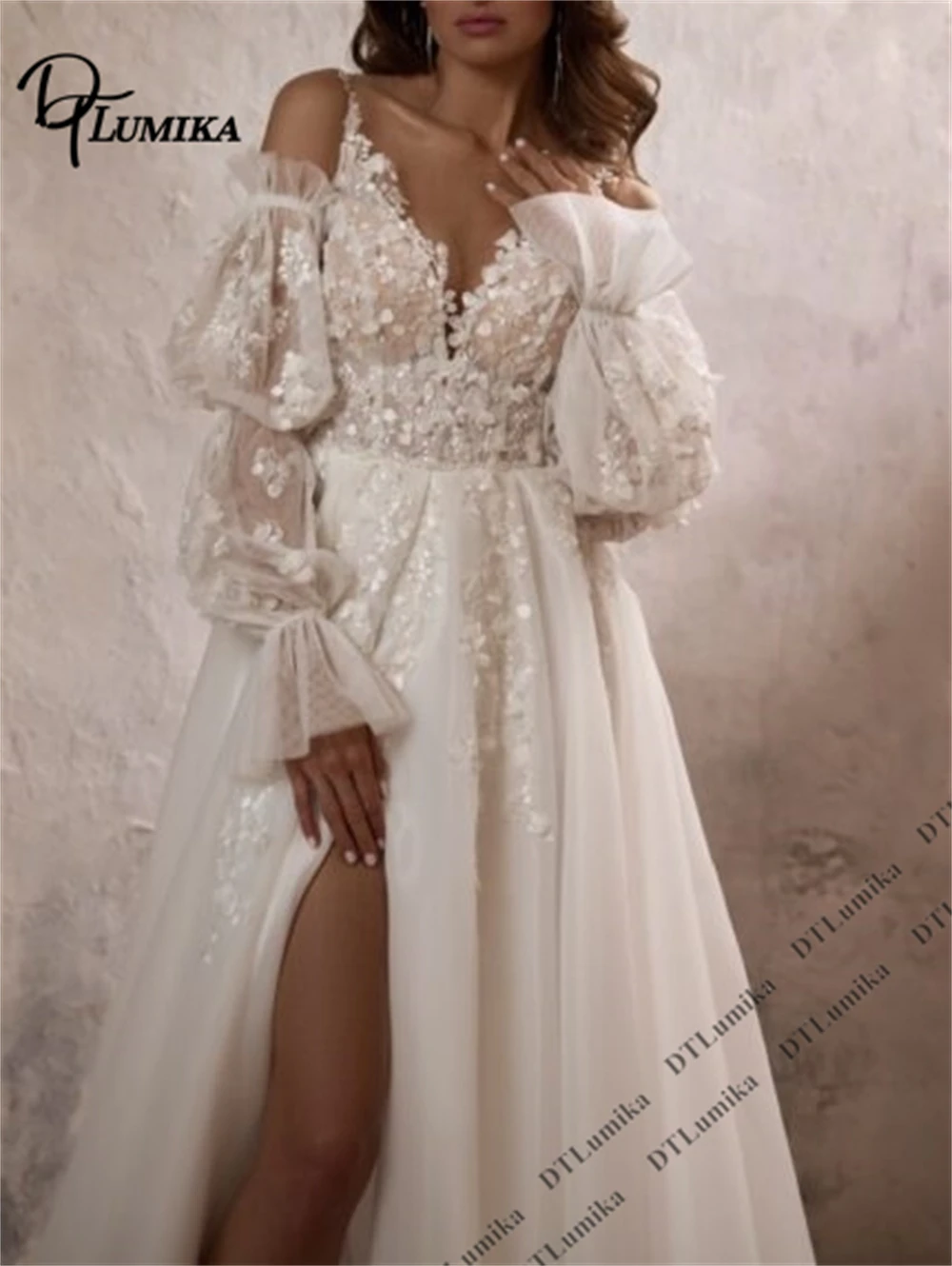 DTLumika Vintage Tulle Wedding Dress Bride to Be 2026 Detachable Full Sleeves Lace A Line Bride Dresses Side Split Bridal Gown
DTLumika Vintage Tulle Wedding Dress Bride to Be 2026 Detachable Full Sleeves Lace A Line Bride Dresses Side Split Bridal Gown