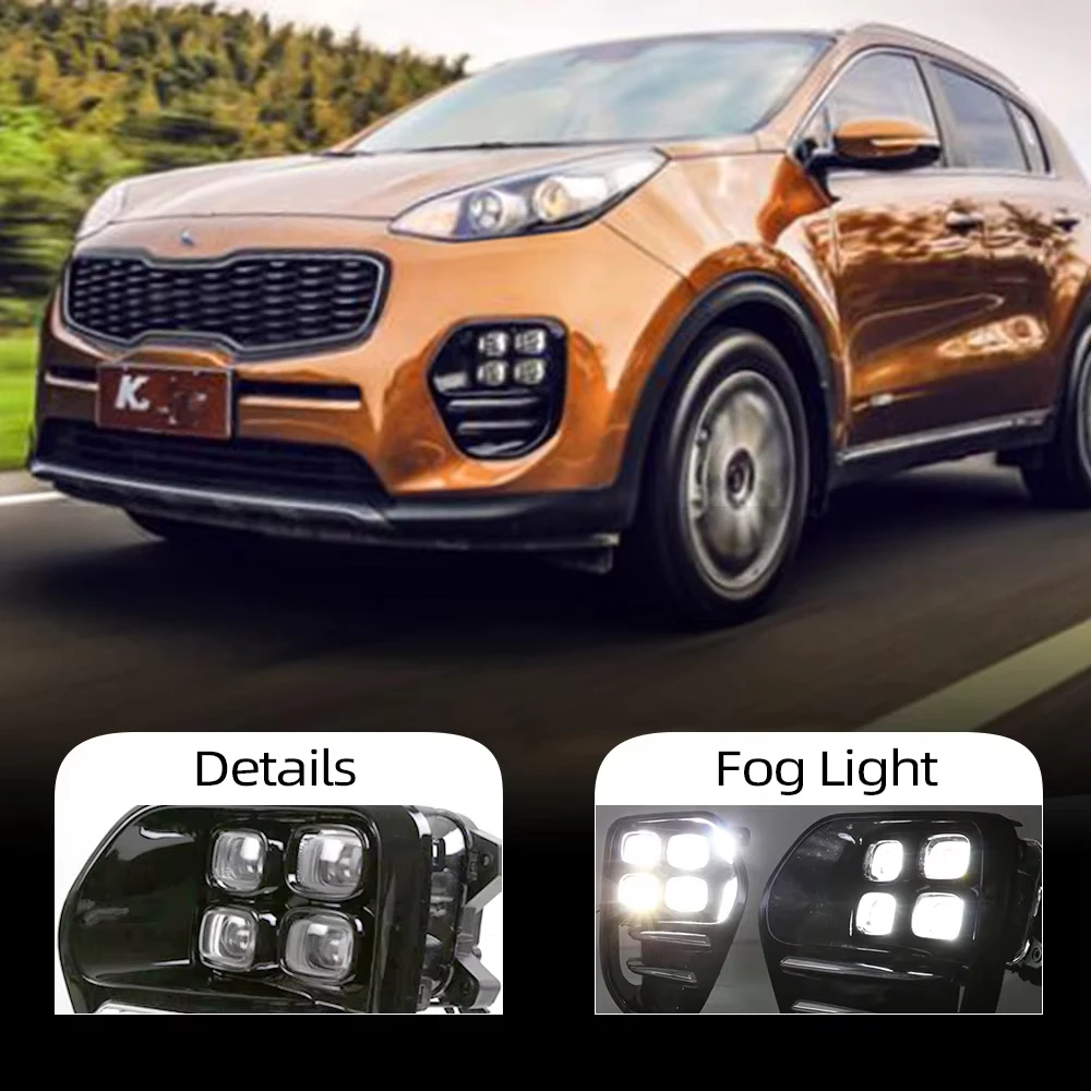 Автомобильные светодиодные фары DRL для KIA Sportage KX5 2016 2017 2018, противотуманные фары, дневные ходовые огни, рамка, решетка
Автомобильные светодиодные фары DRL для KIA Sportage KX5 2016 2017 2018, противотуманные фары, дневные ходовые огни, рамка, решетка