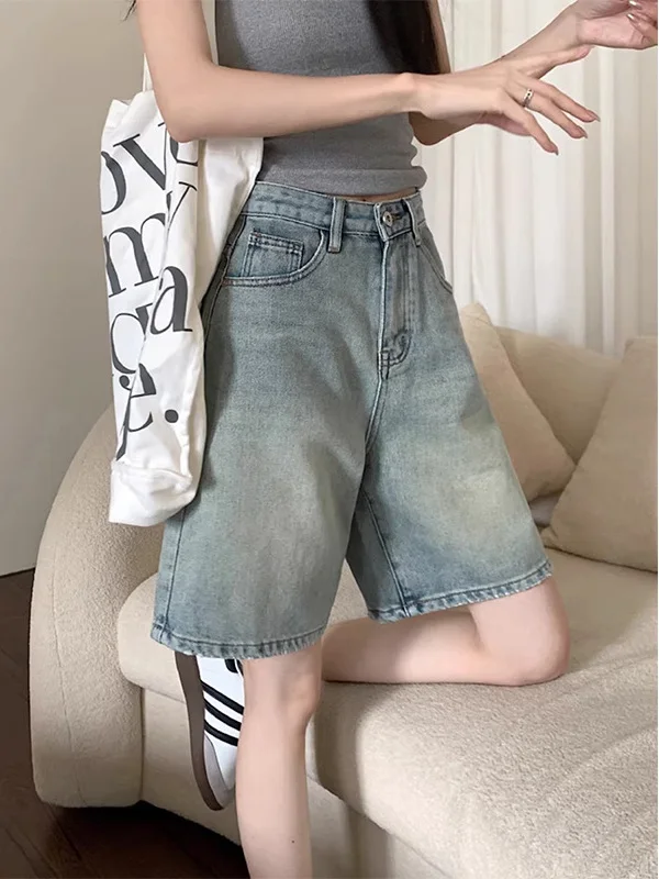 Light Blue Straight Leg Jeans Women's Summer New Loose Large Size Casual Wide Leg Five-Quarter Denim Pants Versatile High Waist
Light Blue Straight Leg Jeans Women's Summer New Loose Large Size Casual Wide Leg Five-Quarter Denim Pants Versatile High Waist