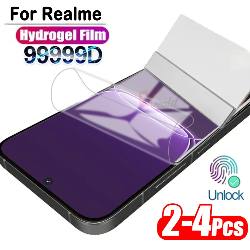 2-4pcs Transparent Full Cover Hydrogel Film for Realme Neo8 Neo7 Turbo 7X GT Neo 5 SE Screen Protector Soft Silicone not glass
2-4pcs Transparent Full Cover Hydrogel Film for Realme Neo8 Neo7 Turbo 7X GT Neo 5 SE Screen Protector Soft Silicone not glass