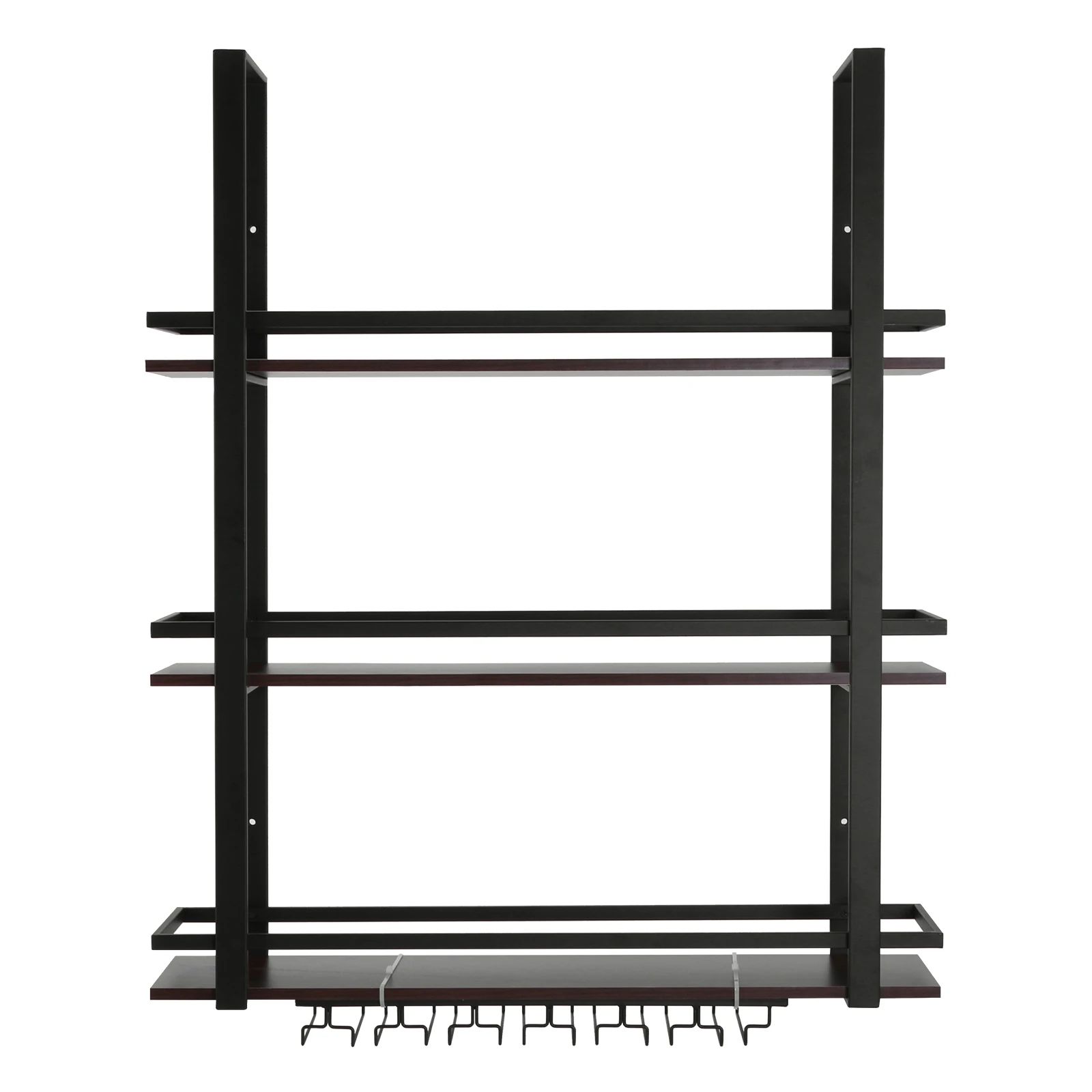 3 Tier Wall Mounted Wine Holder Metal Hanging Bar Liquor Shelves with Glass Holder for Kitchen Home Dining Room Living Room
3 Tier Wall Mounted Wine Holder Metal Hanging Bar Liquor Shelves with Glass Holder for Kitchen Home Dining Room Living Room