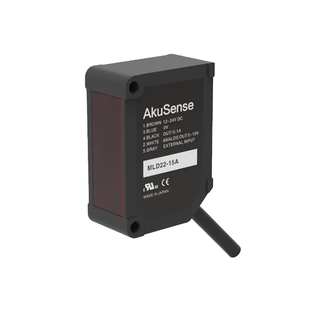 Akusense MLD22 20-150cm Distance Laser Movement Sensor Analog Output Digital Motion Sensor Triangulation Infrared Laser Sensor
Akusense MLD22 20-150cm Distance Laser Movement Sensor Analog Output Digital Motion Sensor Triangulation Infrared Laser Sensor
